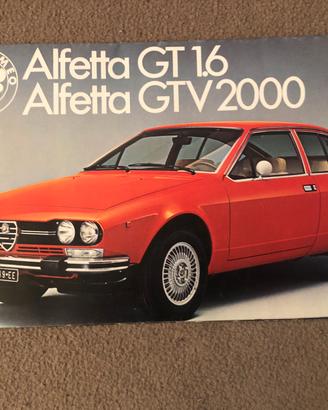 Brochure Alfa Romeo Alfetta Gtv 1.6 - 2.0