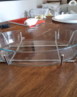 Portapirofila con pirofila in pyrex ALESSI