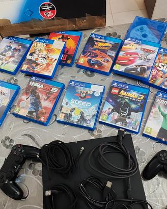 Ps4 (1 TB) con scatola accessori e 13 giochi