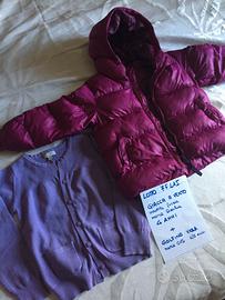 Abbigliamento invernale  bimba 4 anni 