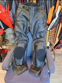 pantaloni moto pelle Dainese 48