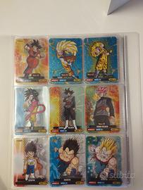 carte lamincard DragonBall, carte Lyon e Yu-Gi-Oh 