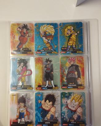 carte lamincard DragonBall, carte Lyon e Yu-Gi-Oh 