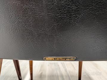 Coppia Sedie ANONIMA CASTELLI Vintage Anni 60