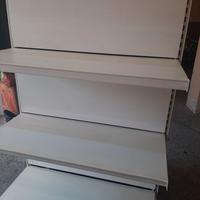 2 scaffalature metalliche a gondola 