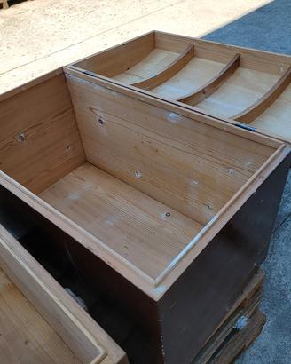 Baule in legno vintage