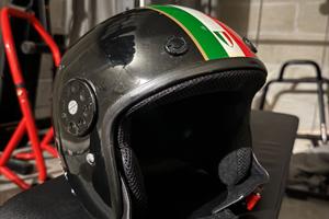 Casco jet moto in tricomposito