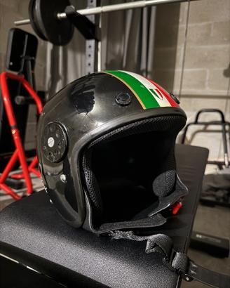 Casco jet moto in tricomposito