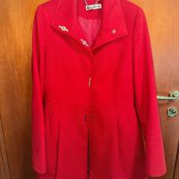 giacca/ cappotto rosso federica erre taglia M