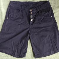 Pantaloncini da donna blu
