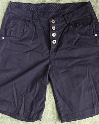 Pantaloncini da donna blu