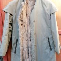 Impermeabile con interno in pelliccia
