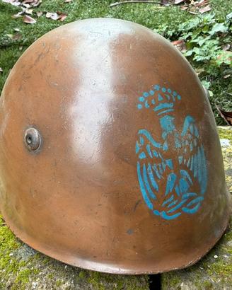 Elmetto M33 PAI , polizia africa italiana, regio