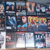 Vhs film d'azione e poliziesco