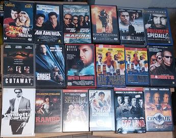 Vhs film d'azione e poliziesco
