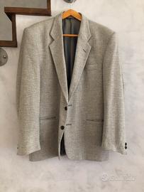 Giacca da uomo in lana grigia