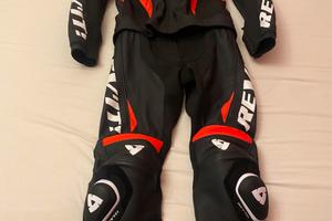 Tuta moto pelle Divisibile Revit Argon 3