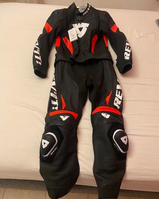 Tuta moto pelle Divisibile Revit Argon 3