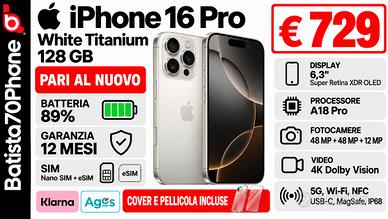 📱 Apple iPhone 16 Pro White Titanium 128 GB