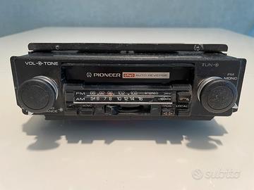 Pioneer autoradio stereo 7 autoreverse anni 70/80