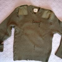 Maglione stile militare