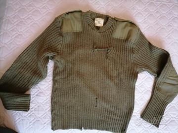Maglione stile militare