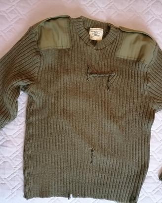 Maglione stile militare