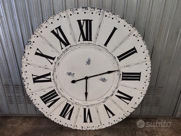 Orologio murale grande metallo & trasporto 
