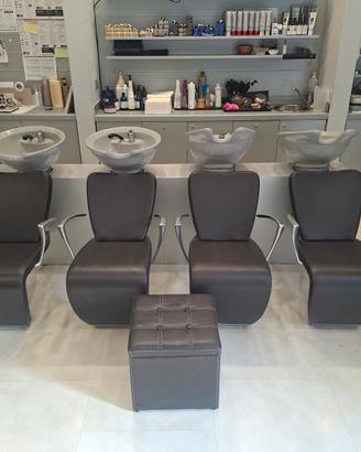Arredo completo per negozio parrucchiere