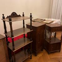 Mobili in legno comodini antichi vintage