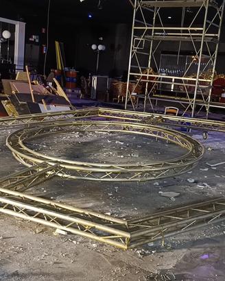 STRUTTURA TRUSS TRIANGOLARE L25 USATA