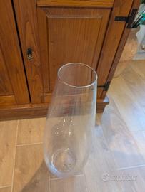 Vaso alto in vetro