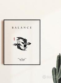 poster carpe bianche orientali 