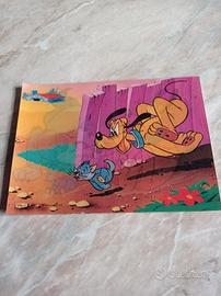 Cartolina 3D Lenticolare Pluto Disney Toppan 1977
