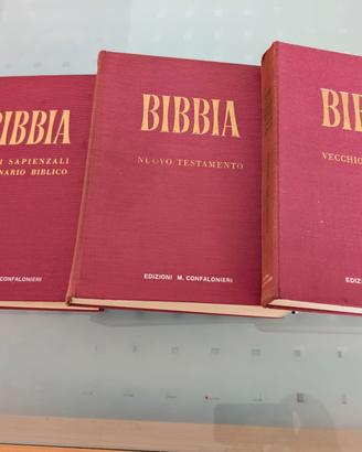 Bibbia anni 60 edizione Confalonieri 
