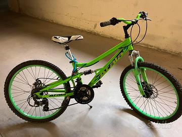 MTB bambino 24” bi ammortizzata