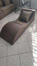 Divano angolare Vibieffe 3 metri con chase lounge