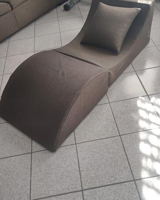 Divano angolare Vibieffe 3 metri con chase lounge