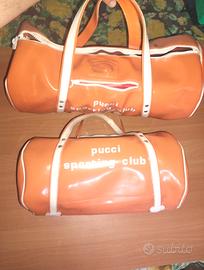  2 borse vintage modello bowling bag 