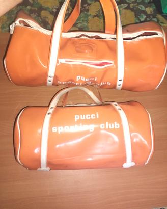  2 borse vintage modello bowling bag 