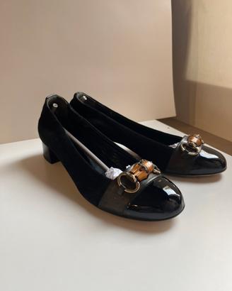 Scarpe Gucci bamboo nere
