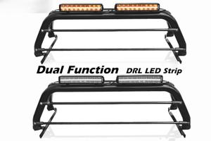 Nissan Navara D40 Roll bar nero con luci led