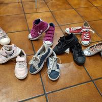 lotto 8 paia scarpe bambina marca vero stock