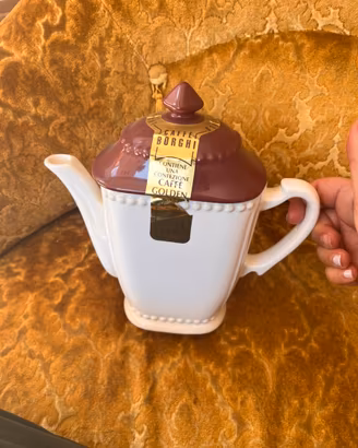 Caffettiera/teiera vintage caffé Borghi-ceramic CL