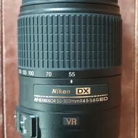 Obiettivo Nikon Nikkor AF-S DX 55-300mm f/4.5-5.6G