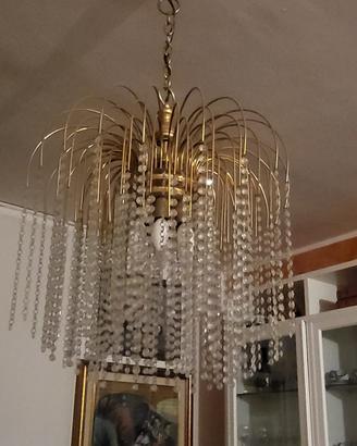 lampadario anni '80 