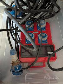 Faro 50w e quadro elettrico da cantiere