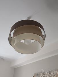 lampadario moderno in tessuto 