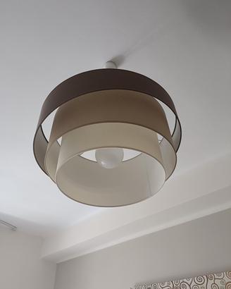 lampadario moderno in tessuto 