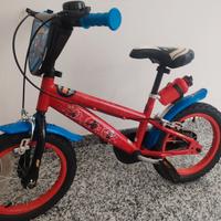 Bicicletta spiderman 12 pollici